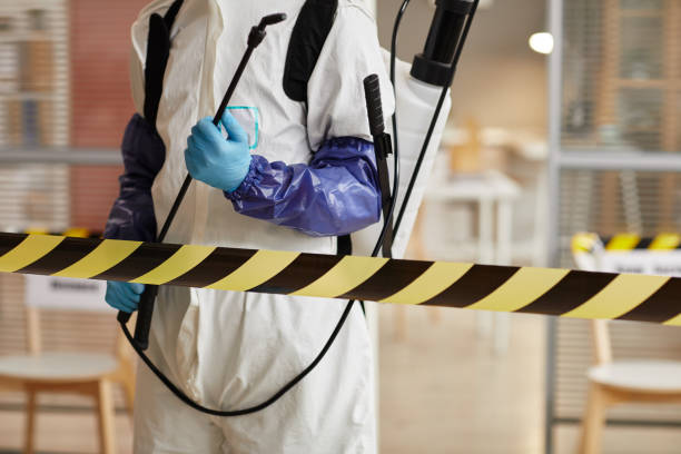 Professional Blood Cleanup technician working in Palmyra, IN